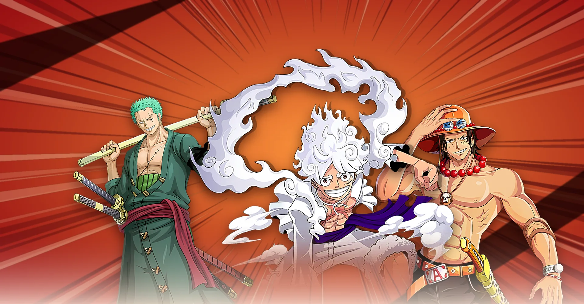 Luffy, Zoro và Ace — Tân Thế Giới